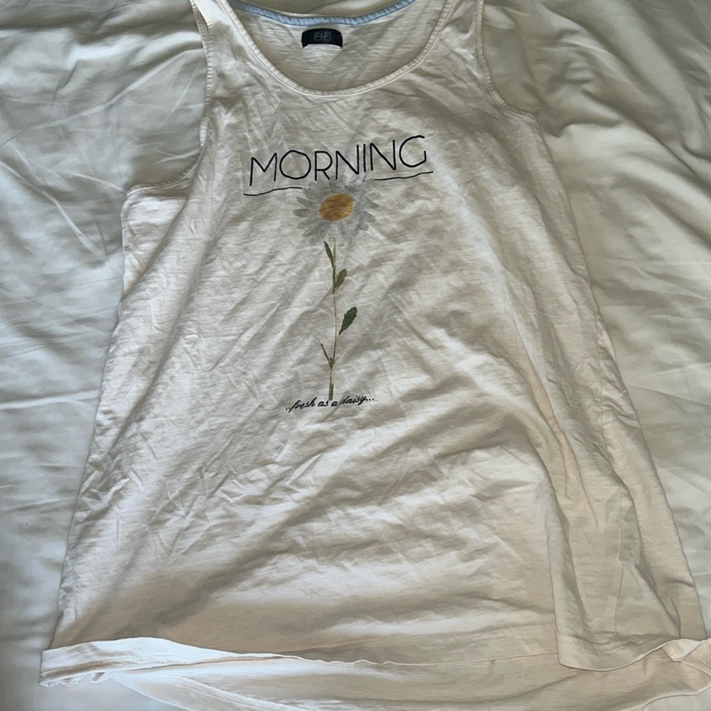 (S-M) Floral Tank Top